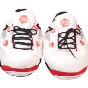 KrazeKickz Sneaker Slippers for Adults - AJ4 White